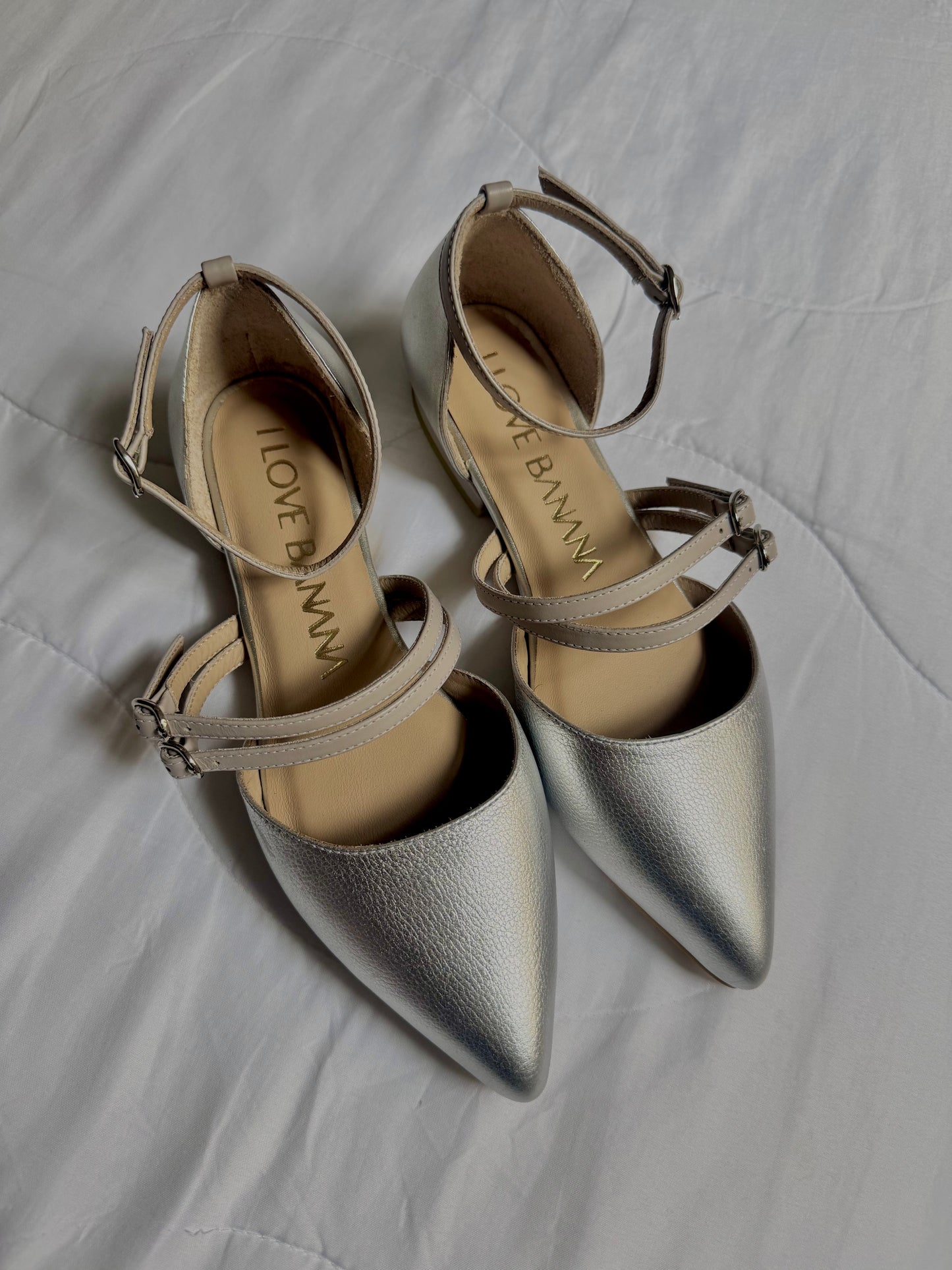 Flats FRANCISCA silver
